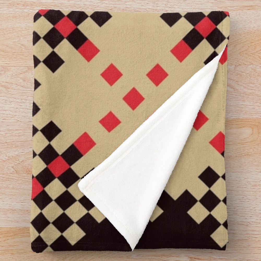 Cozy plush tartan plaid blanket