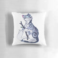 Cozy Warrior Cats-themed Jayfeather pillow