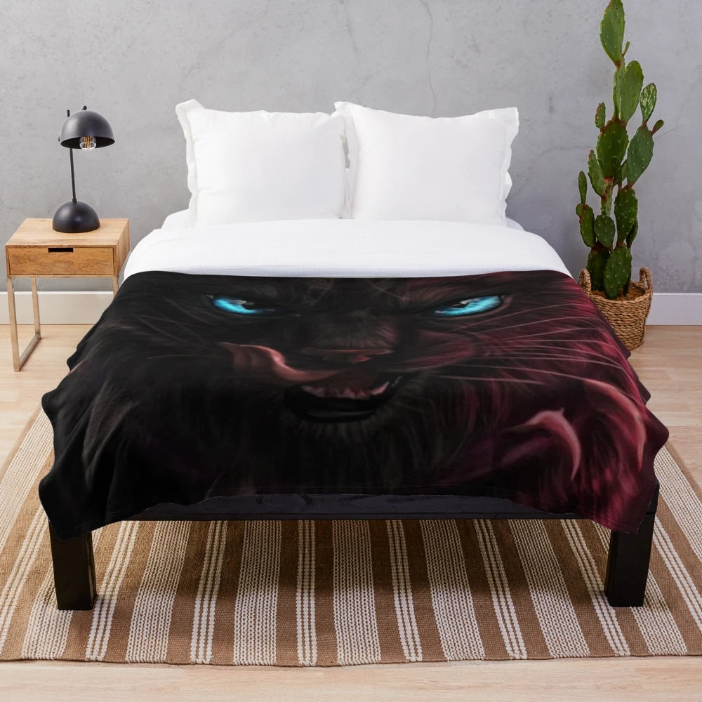 Warrior Cats Scourge Plush Blanket
