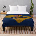 Warrior-Inspired Plush Blanket with Klingon and Tactical Alien Designs