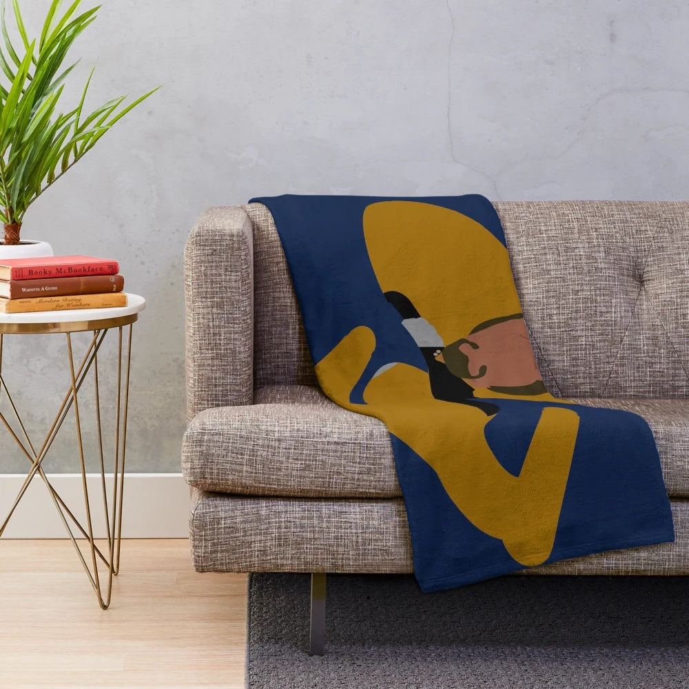 Warrior-Inspired Plush Blanket with Klingon and Tactical Alien Designs