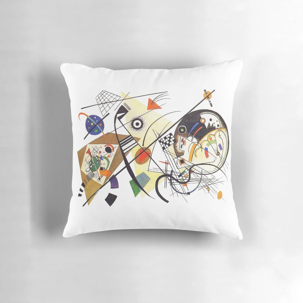 Wassily Kandinsky Bauhaus Abstract Art Unbroken Line Pillow