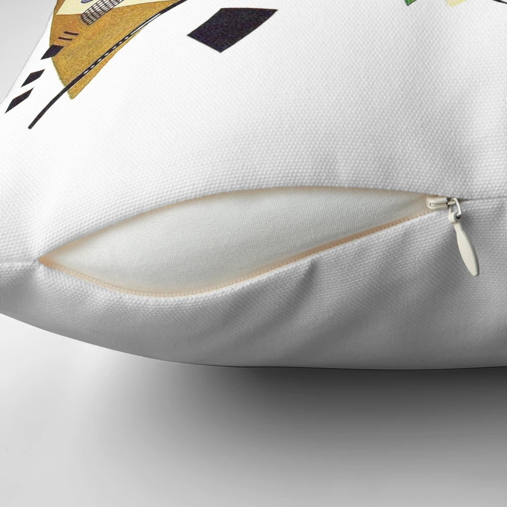 Wassily Kandinsky Bauhaus Abstract Art Unbroken Line Pillow