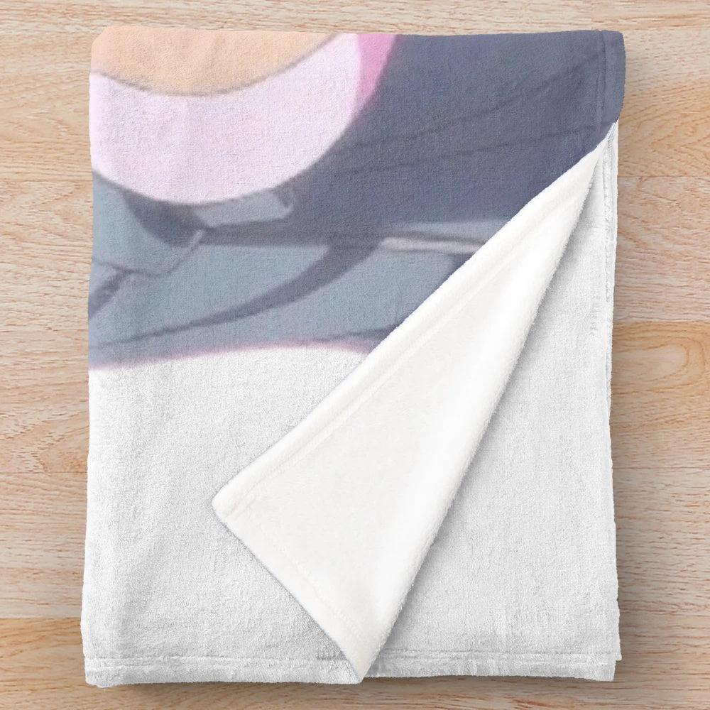 Watanabe Akari inspired anime girl plush blanket