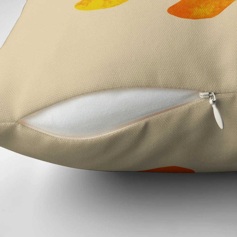 Watercolor illustration of Simba the lion from The Lion King, printed on a soft, comfortable pillow.