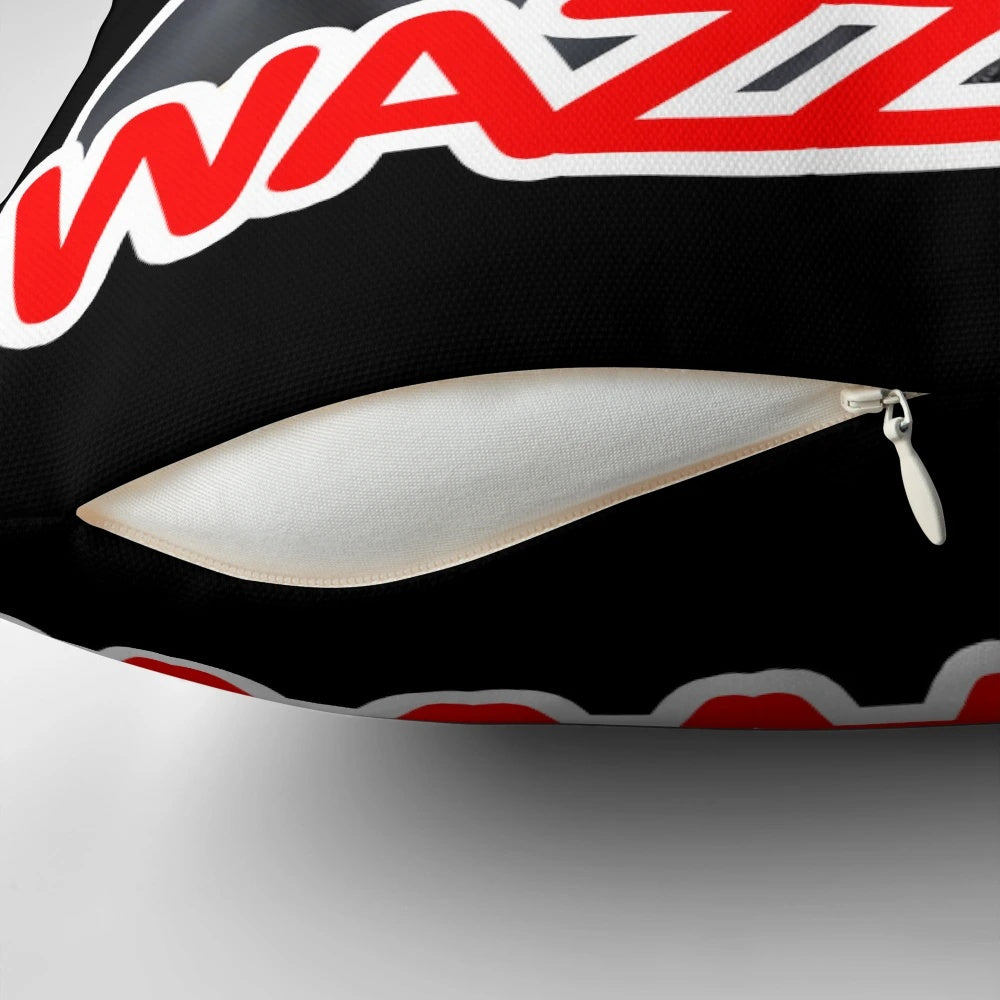 Whimsical Don Pollo Pillow featuring the iconic "Wazzaaa" meme, perfect for Ohio king fans.