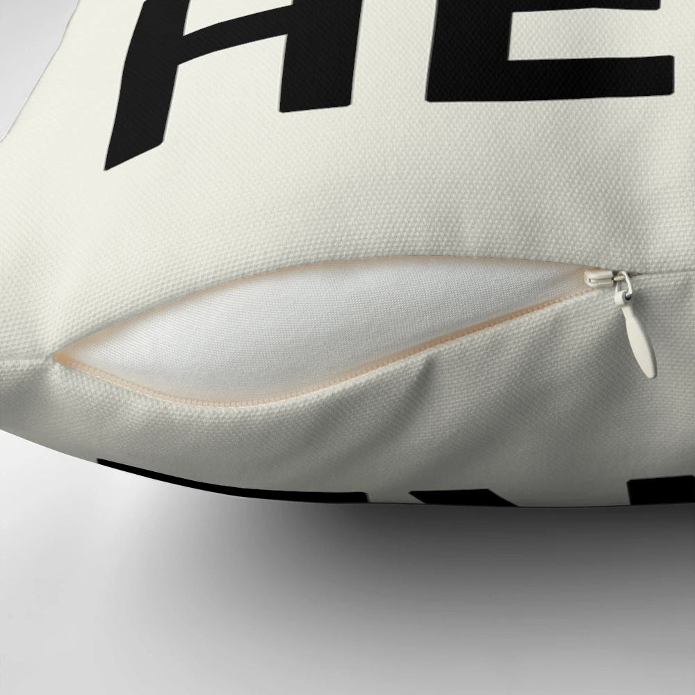 "We Had Sex Here" pillow with a humorous quote for couples