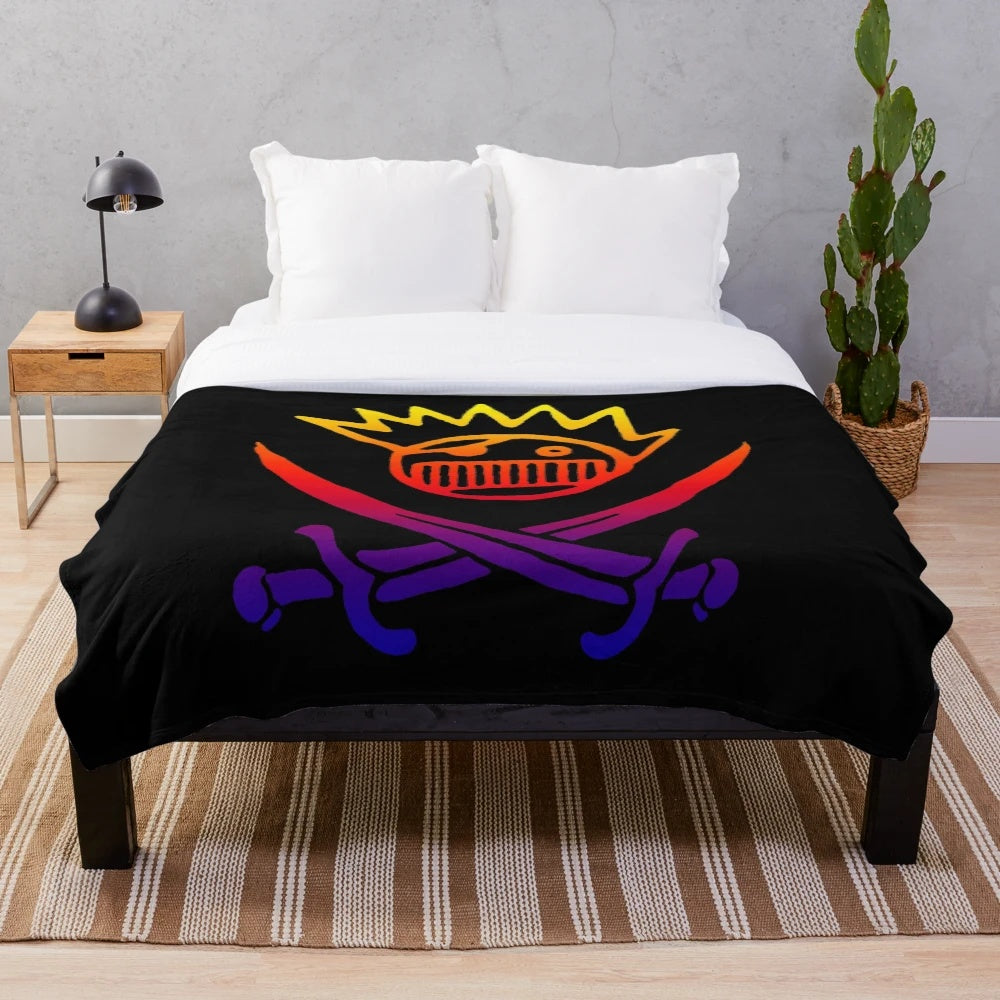 Ween Pirates Logo Plush Blanket