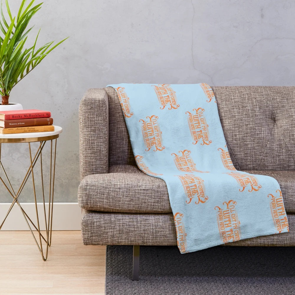 Weezer tribute pork and beans premium plush blanket