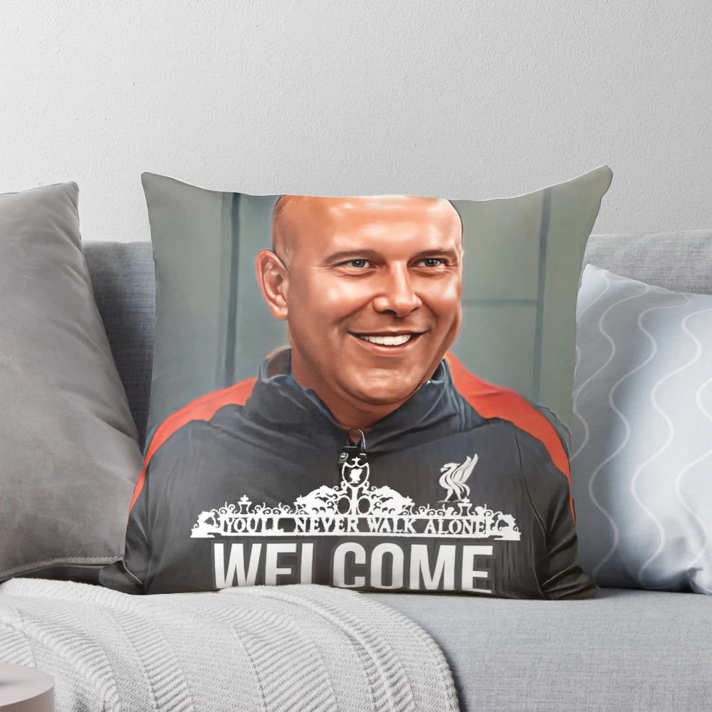 Arne Slot Liverpool FC Pillow - Celebrate the new head coach with this stylish and high-quality design