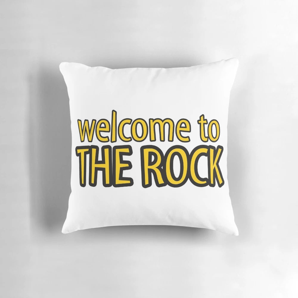 Appalachian State University Mountaineers "Welcome to the Rock" Pillow