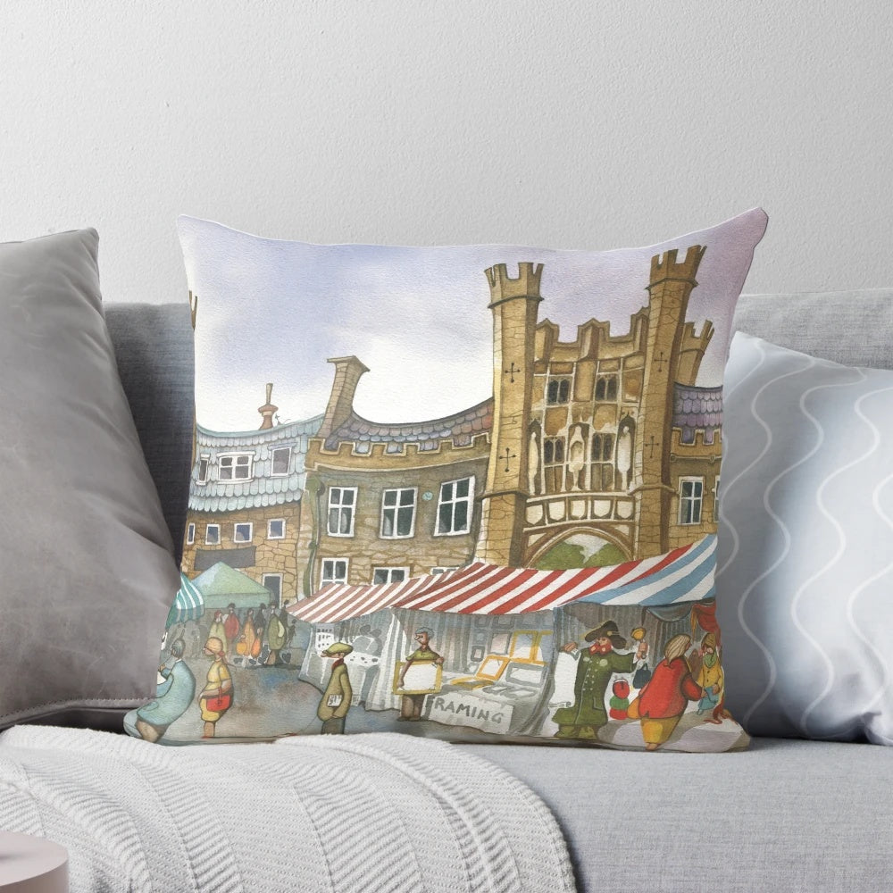 Wells Marketplace Decorative Pillow, a high-quality pillow for your home