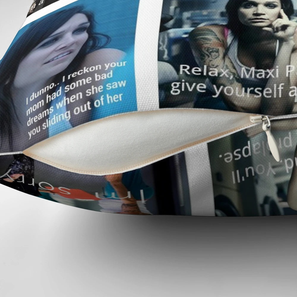 Wentworth-inspired Franky Doyle decorative pillow