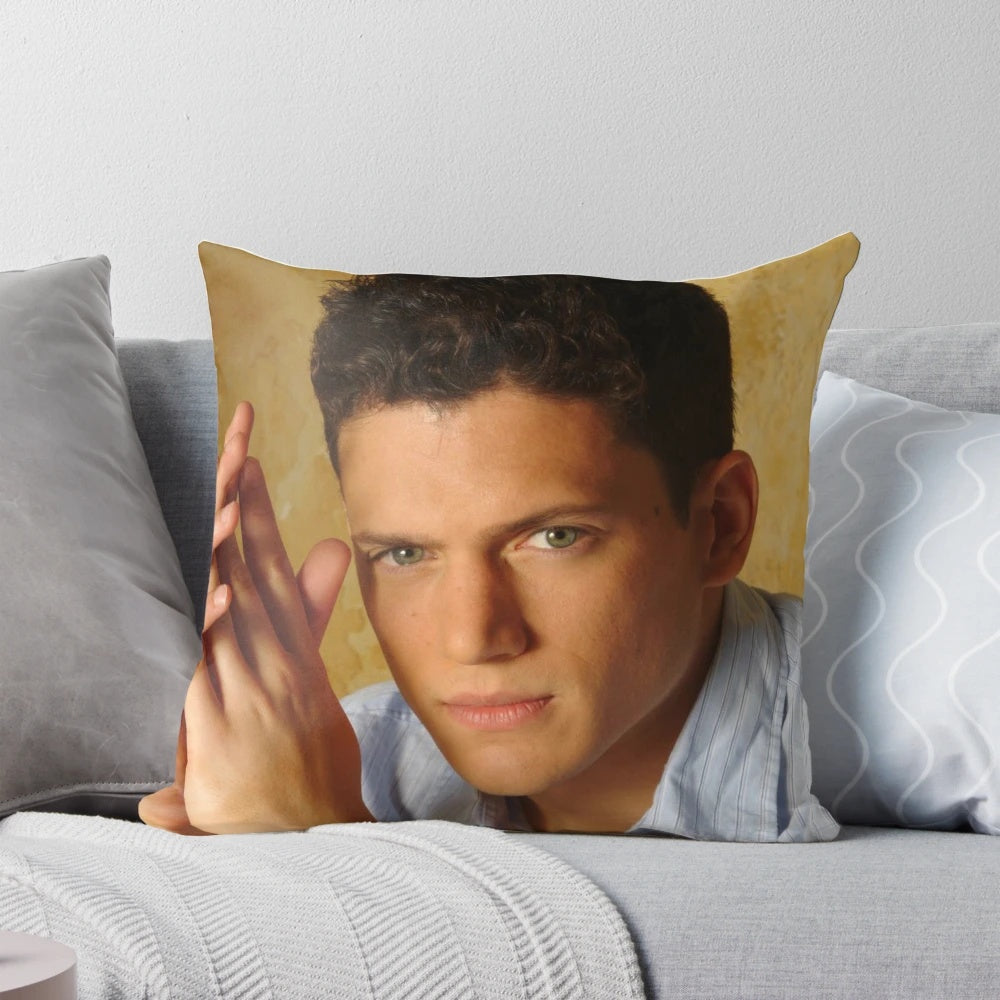 Wentworth Miller Prison Break Pillow - Soft, Comfortable Pillow Featuring the Iconic Character Michael Scofield