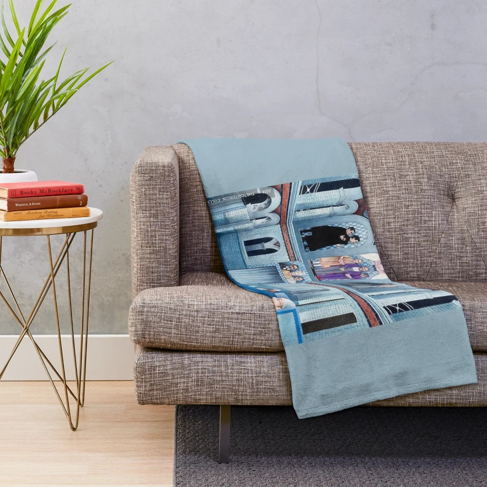 Wes Anderson's The Grand Budapest Hotel inspired plush blanket