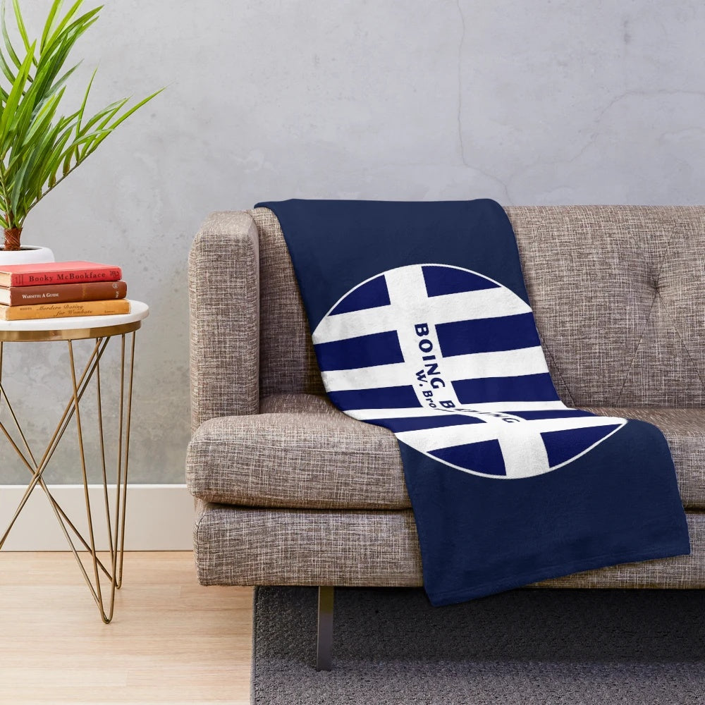 West Bromwich Albion Plush Blanket with Boing Boing Design