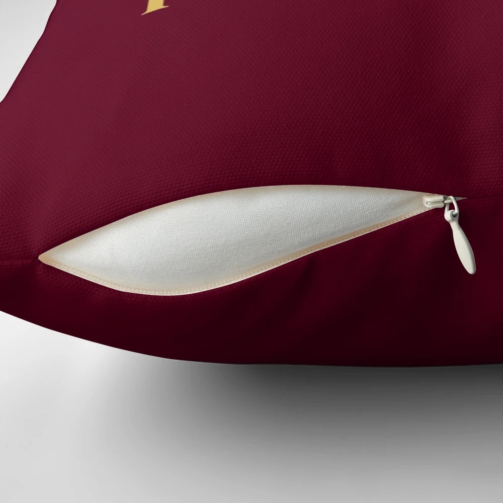 Hammers Gold Pillow featuring the West Ham Football Club logo
