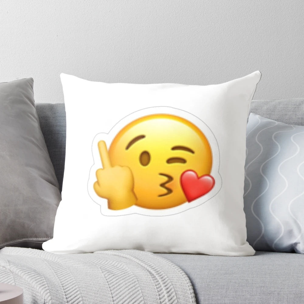 Whatsapp Emoji Pillow - Comfortable and Decorative Cushion with Funny Emojis