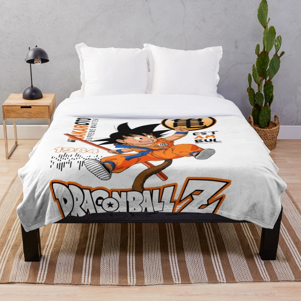 Cartoon parody plush blanket featuring humorous pop culture mashup design
