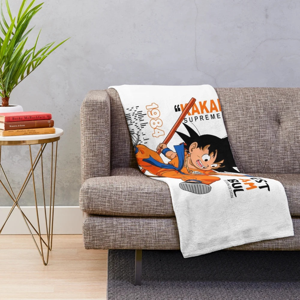 Cartoon parody plush blanket featuring humorous pop culture mashup design