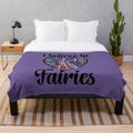 I Believe in Fairies Plush Blanket with Cute Fairy Design