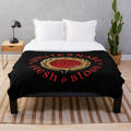 Soft and cozy plush blanket featuring the Whitesnake band logo