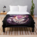 Whitesnake inspired plush blanket featuring the Lovehunter album art design