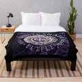 Whitesnake Inspired Plush Blanket - The Purple Album Artwork