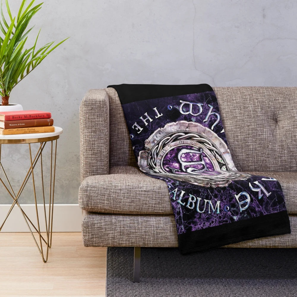 Whitesnake Inspired Plush Blanket - The Purple Album Artwork