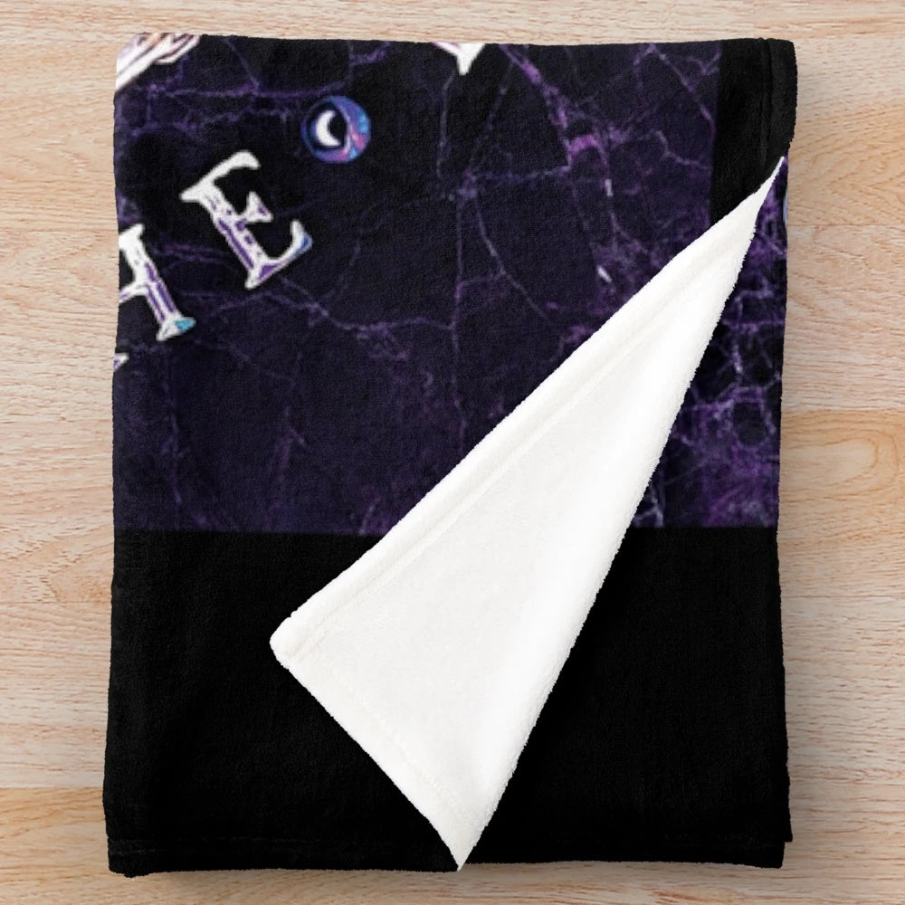 Whitesnake Inspired Plush Blanket - The Purple Album Artwork