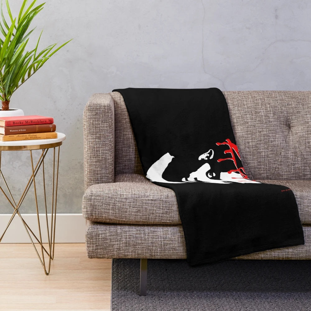Whole Lotta Red inspired Playboi Carti plush blanket