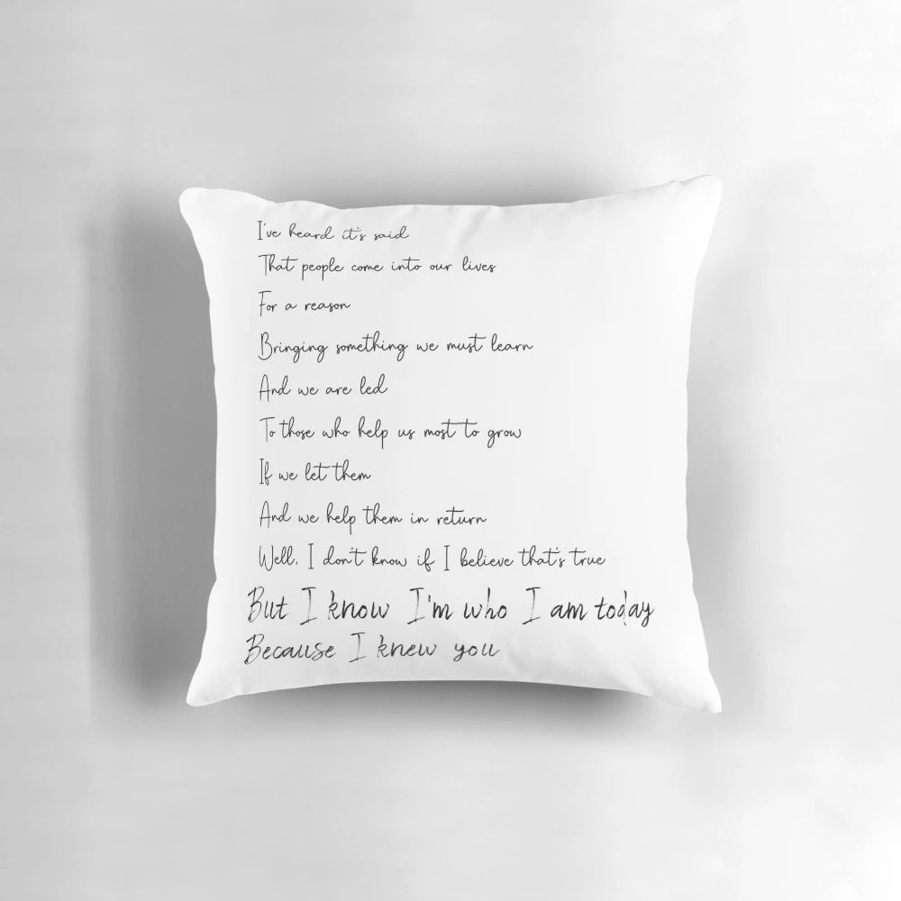 Wicked the Musical Broadway Inspired Pillow