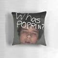 Wilbur Soot inspired pillow with a soft, plush design