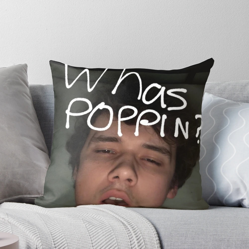 Wilbur Soot inspired pillow with a soft, plush design