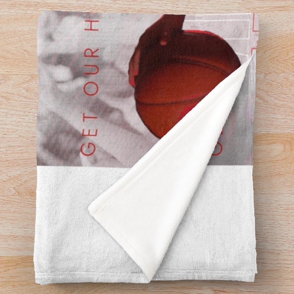 Troy Bolton Wildcats Plush Blanket featuring Zac Efron from High School Musical