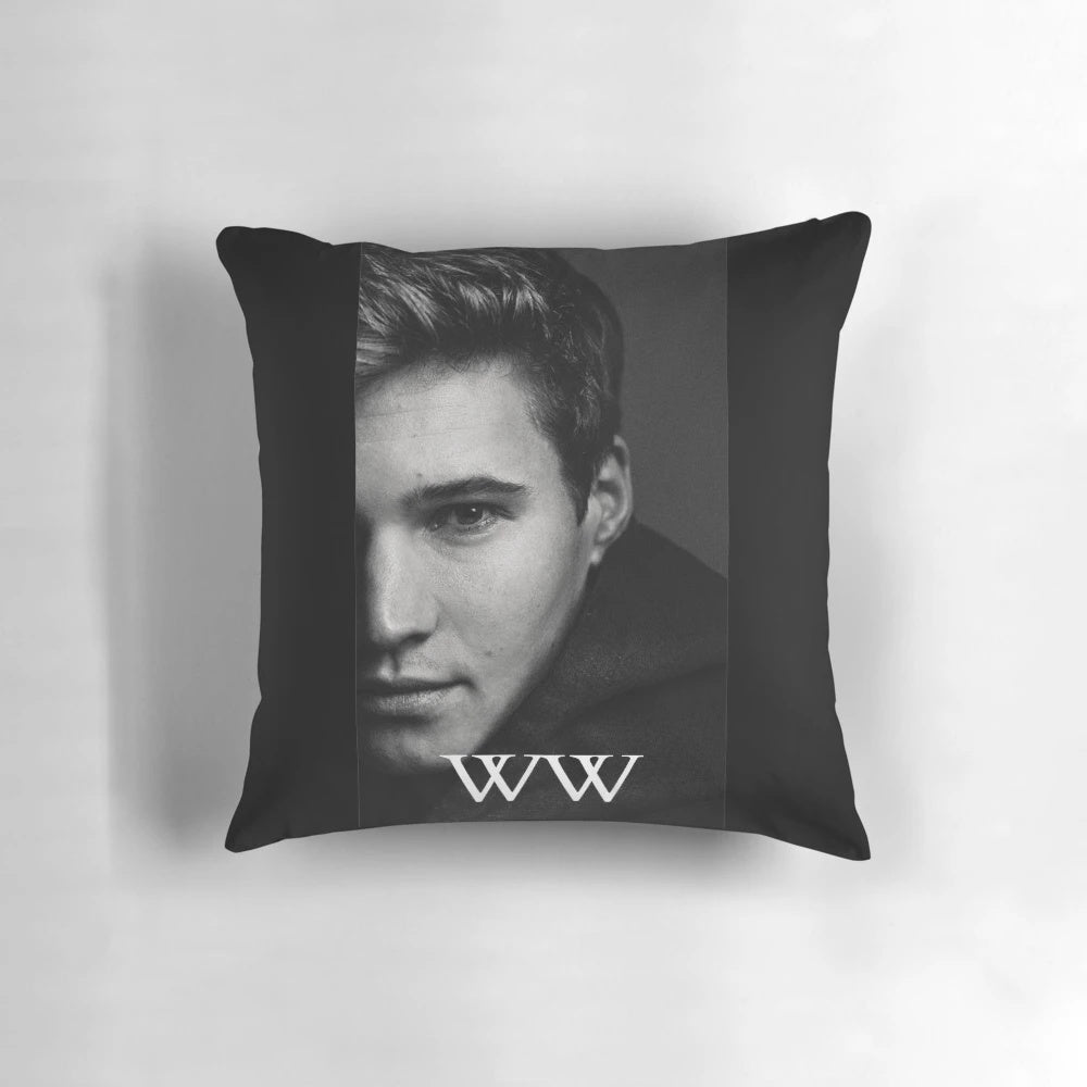 Wincent Weiss Inspired Black and White Pillow