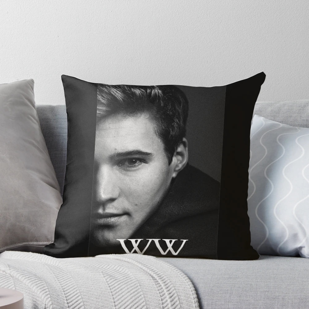 Wincent Weiss Inspired Black and White Pillow