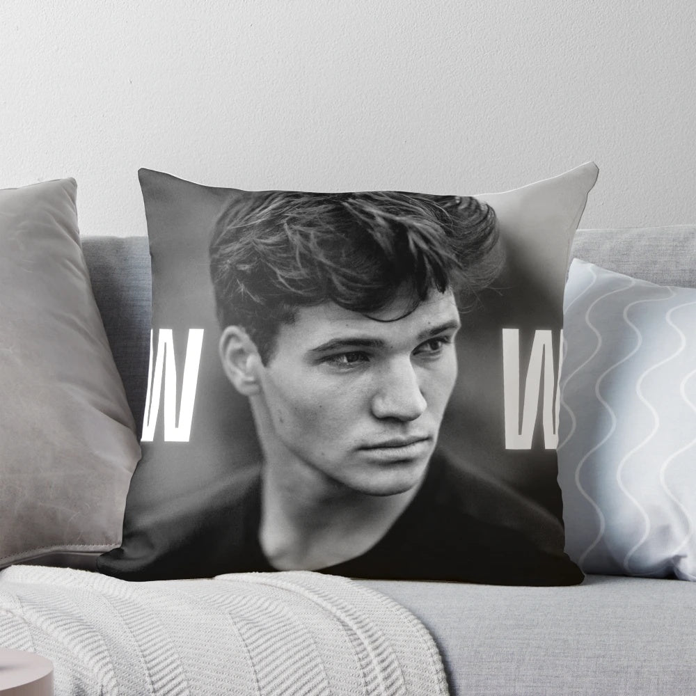 Wincent Weiss-inspired decorative pillow with the singer's image