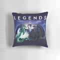 Wings of Fire Legends Pillow featuring Fathom, Darkstalker, and Clearsight