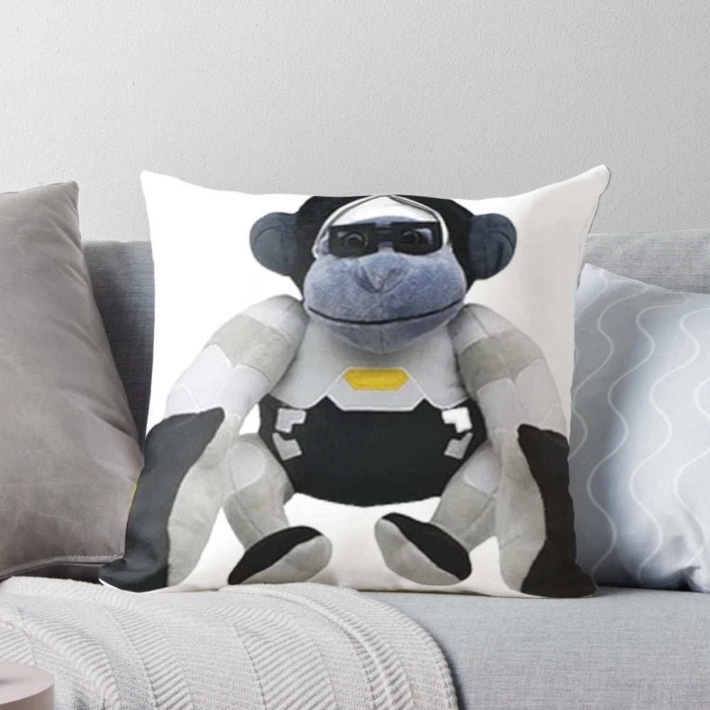 Winton Pillow - A plush, comfortable gaming pillow featuring the Overwatch character Winston