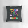 "Wish You Were Here" inspired pillow featuring a tribute to Travis Scott's Astroworld