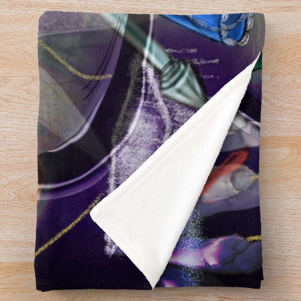 Abstract Madness Returns classic plush blanket inspired by Alice in Wonderland