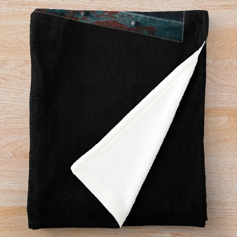 Alice Madness Returns themed plush blanket featuring vintage cartoon-style design