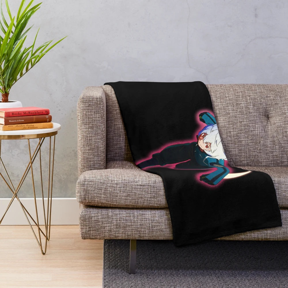 Yuma Kuga World Trigger Plush Blanket