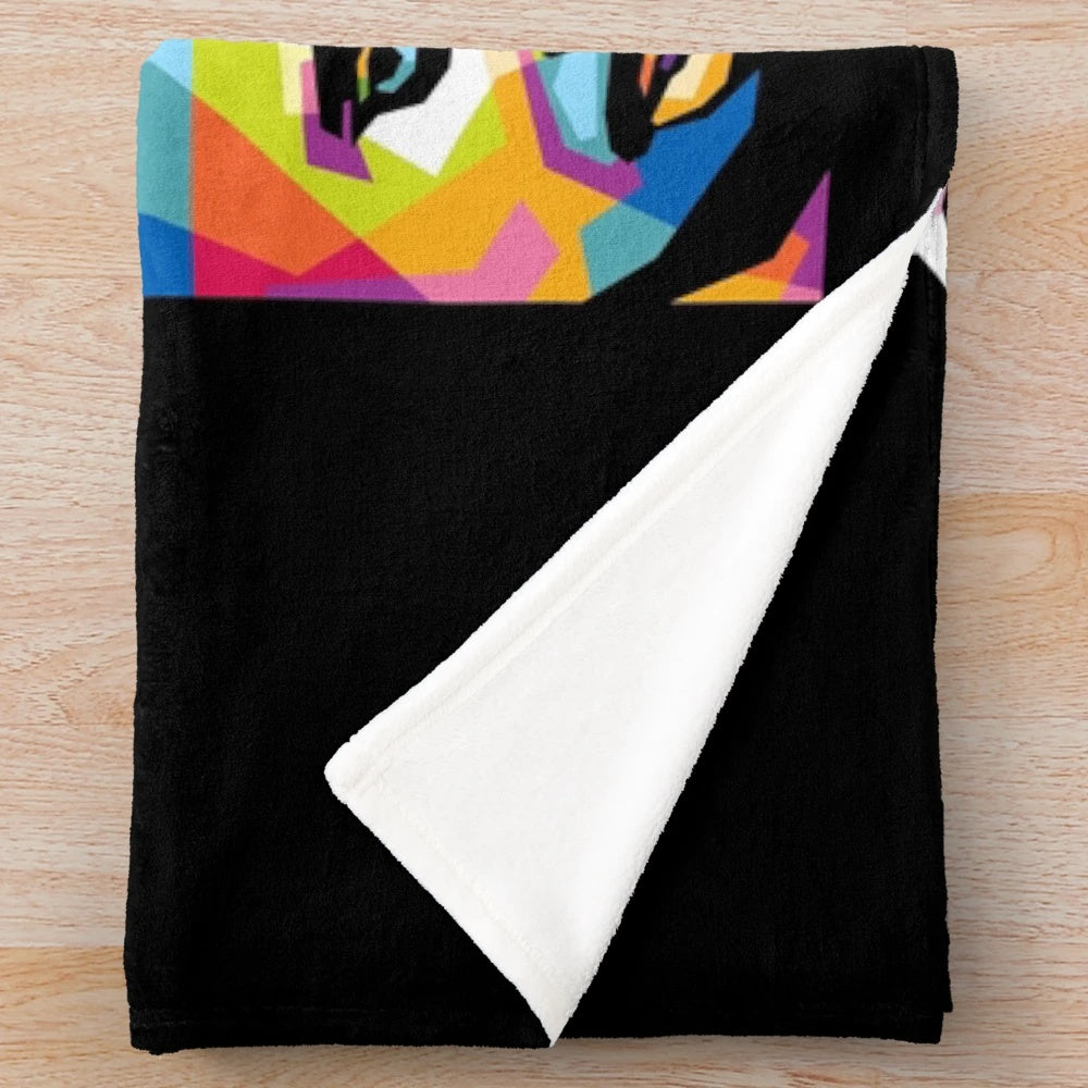 Wpap Rapper Plush Blanket for Music Fans