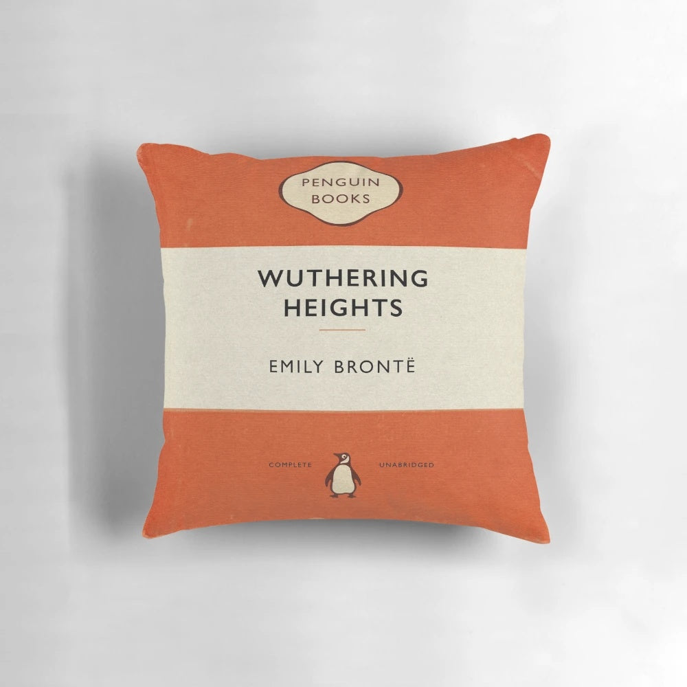 Wuthering Heights Penguin Book Pillow with Kate Bush Inspired Design
