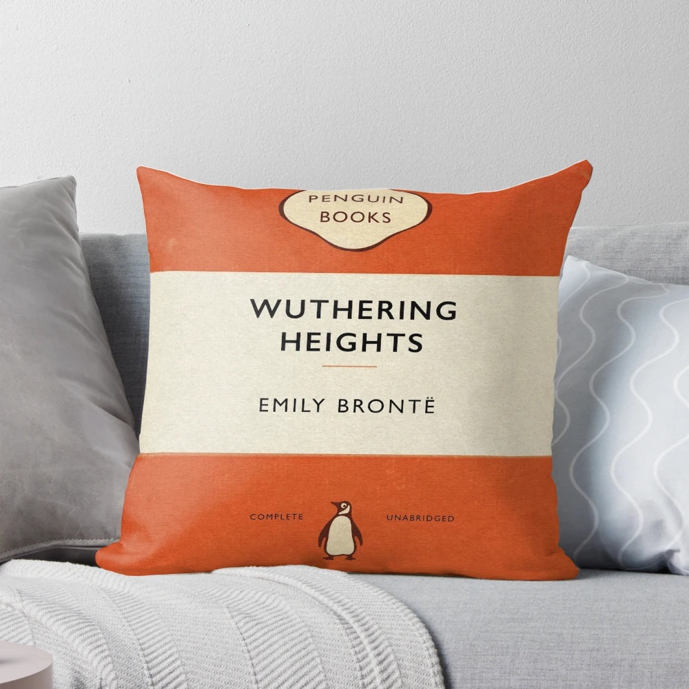 Wuthering Heights Penguin Book Pillow with Kate Bush Inspired Design