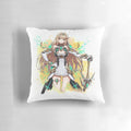 Mythical sword pillow with an anime girl design