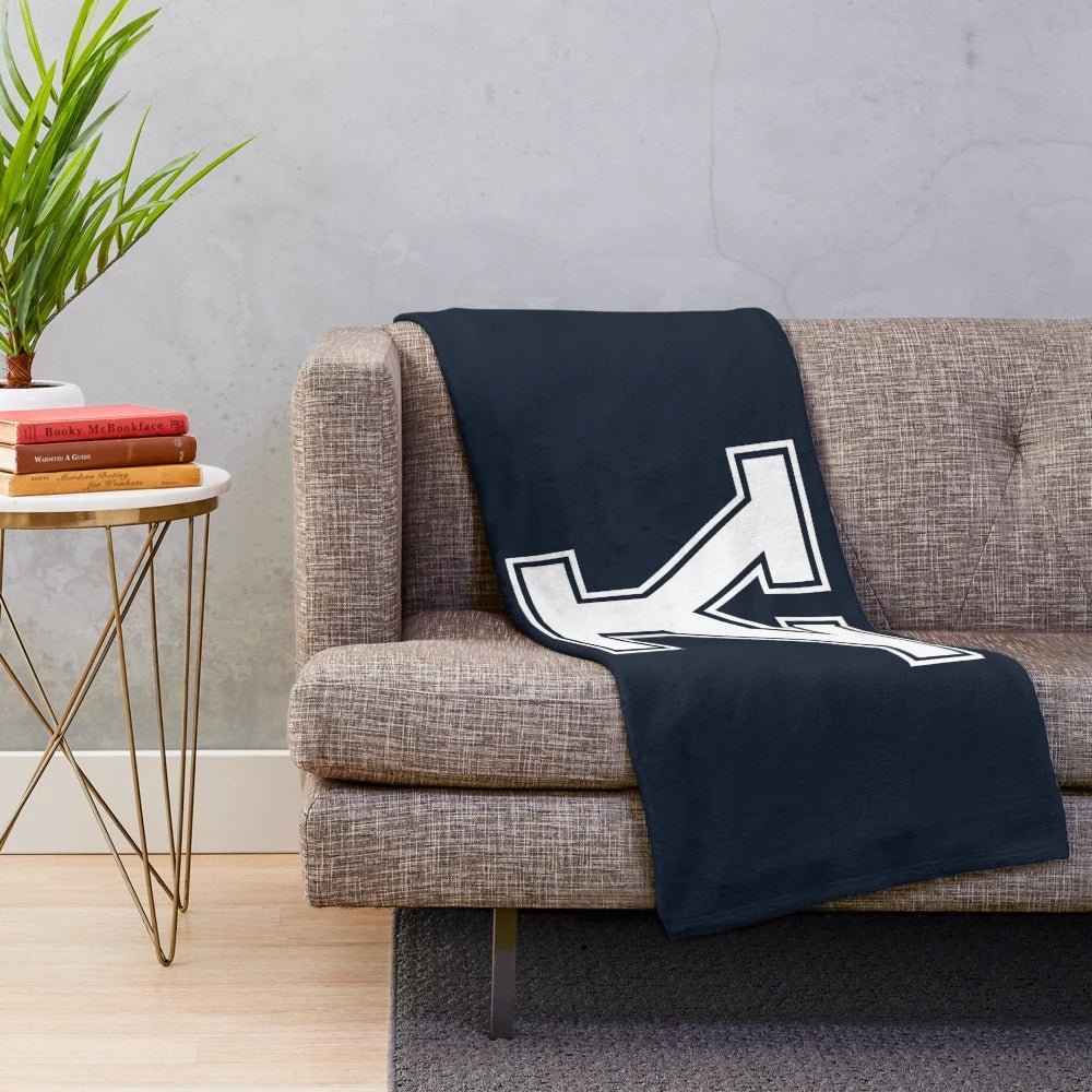 Yale Bulldogs Plush Blanket with Elis Logo