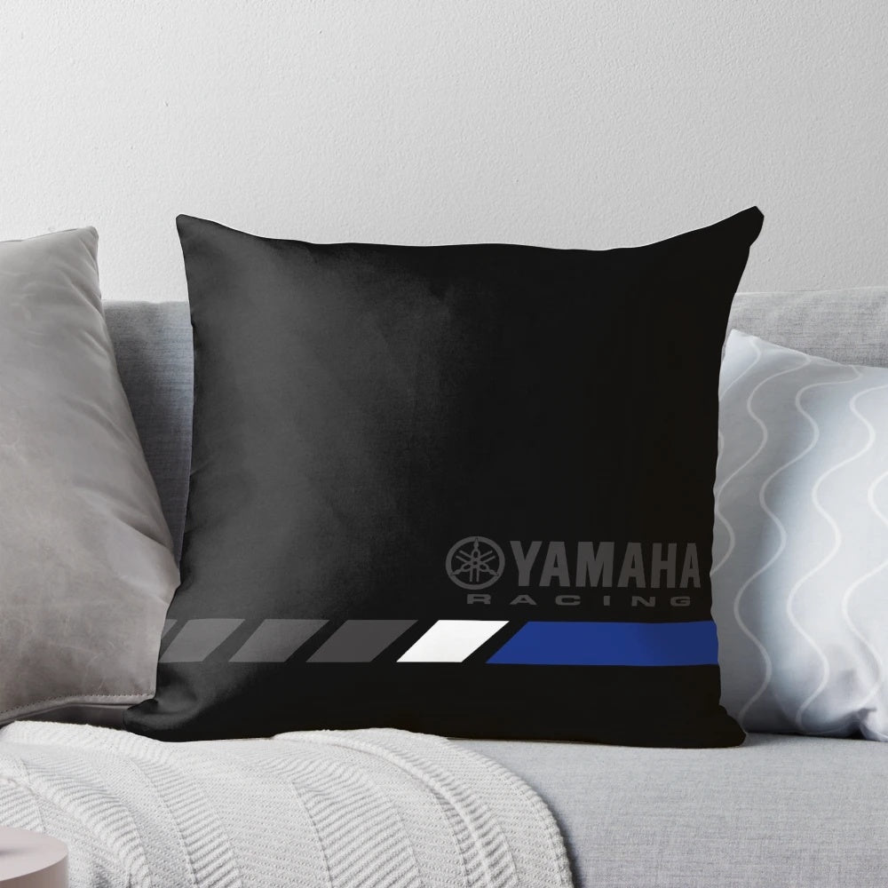 Yamaha Blue Pillow - Stylish and Comfortable Motorcycle Enthusiast Accessory
